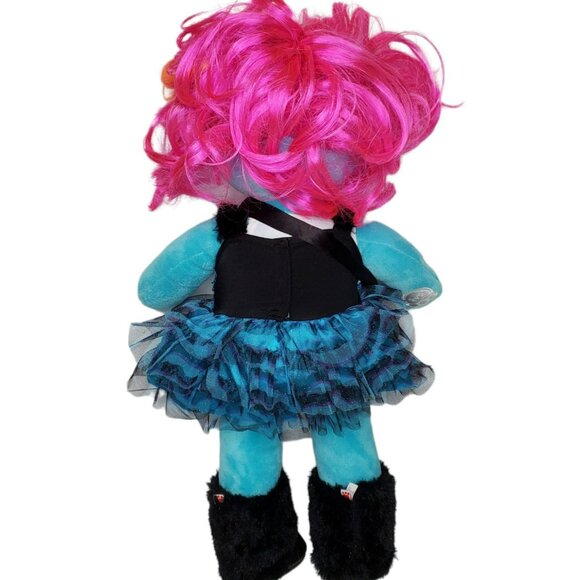 Build A Bear Honey Girl Viv Guitar Cat Kitten Blue Plush Rockstar Outfit HG 22" - Picture 6 of 12